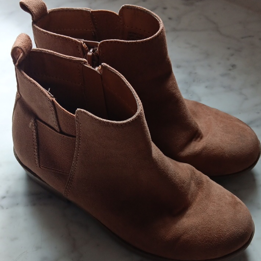 Brown Suede Ankle Boots